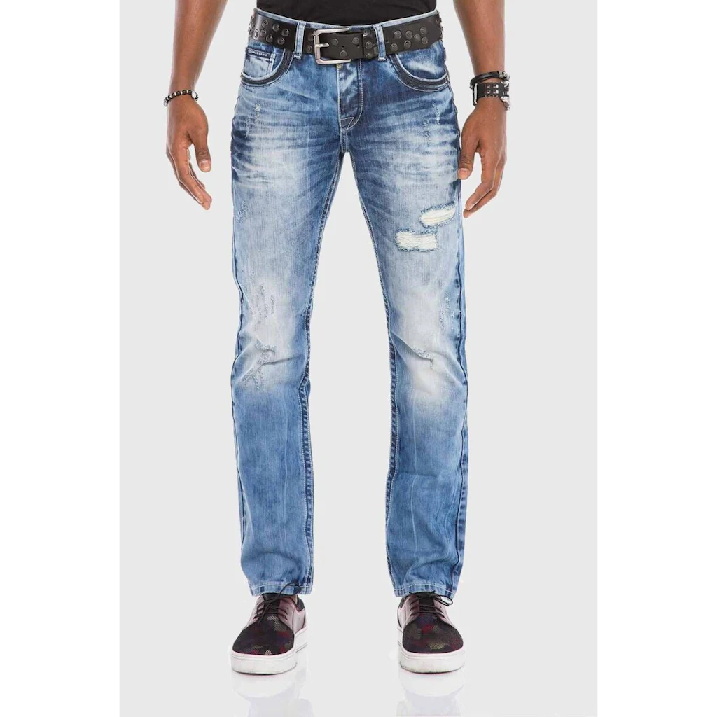 Cipo & Baxx 5-Pocket-Jeans »Jeans« im washed Design