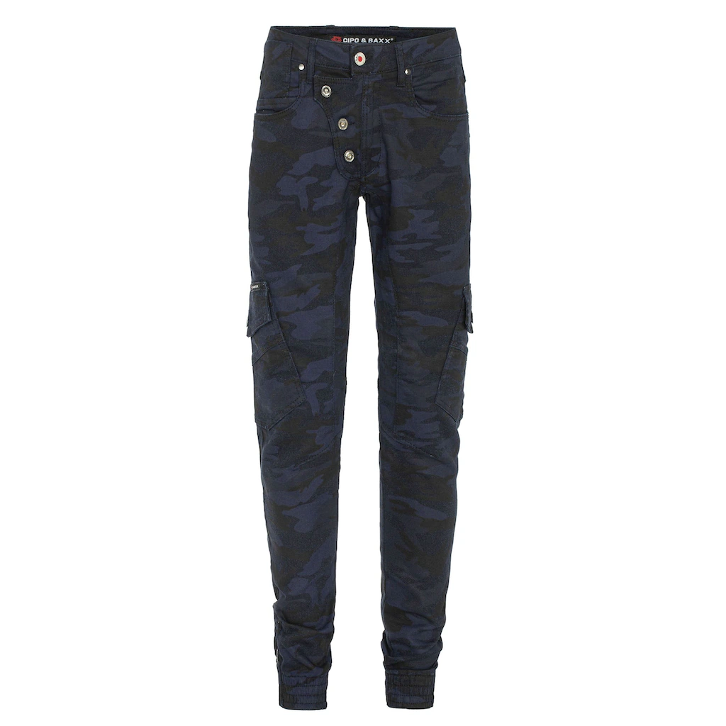 Cipo & Baxx 5-Pocket-Jeans »Jeans« Mit Tollen Cargotaschen CD690
