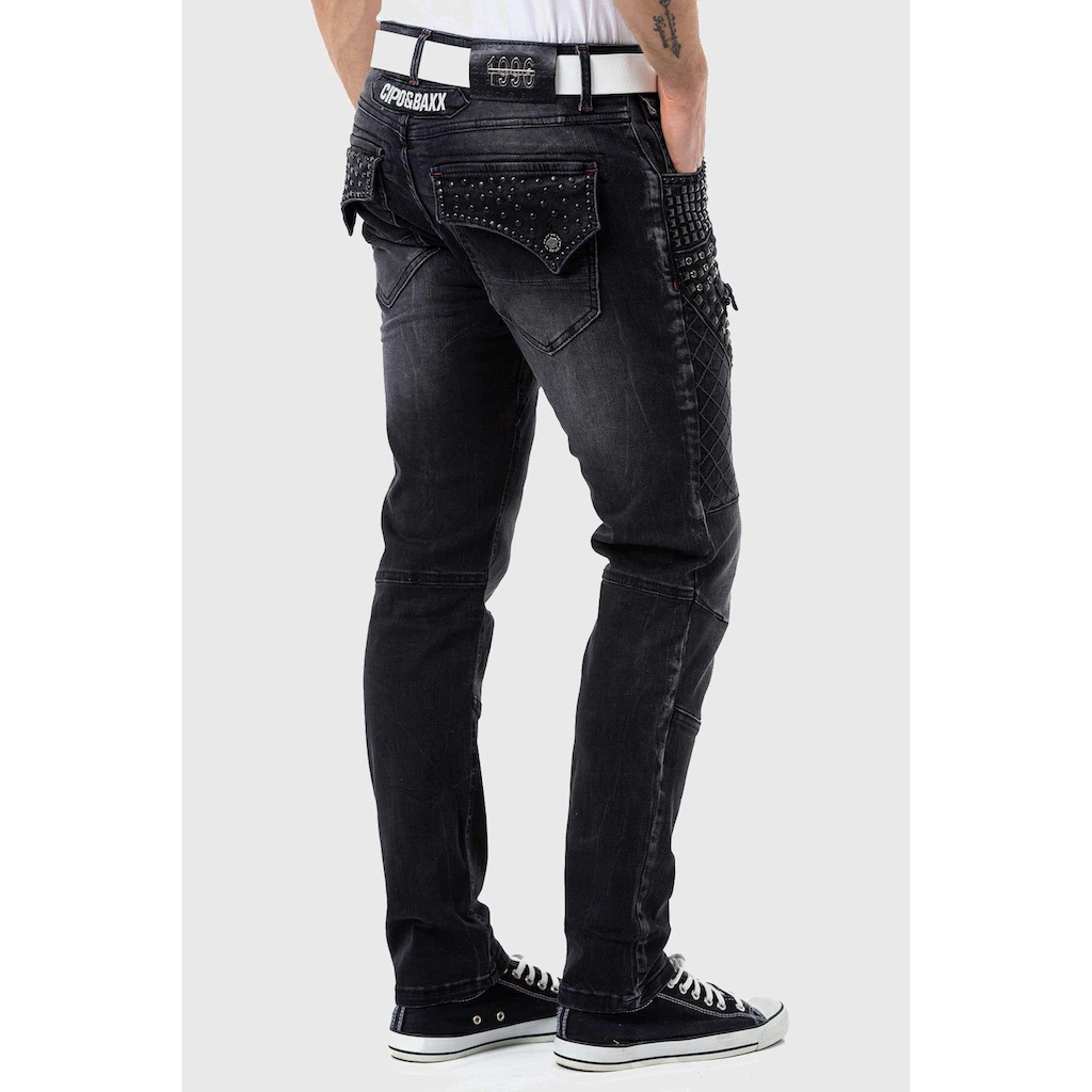 Cipo & Baxx 5-Pocket-Jeans »Jeans« Mit Zahlreichen Details