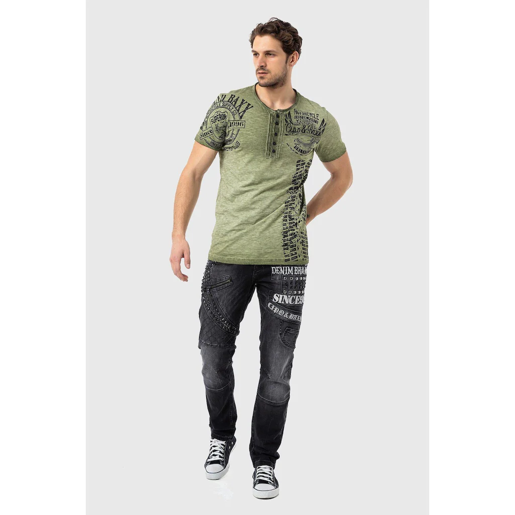 Cipo & Baxx 5-Pocket-Jeans »Jeans« Mit Zahlreichen Details