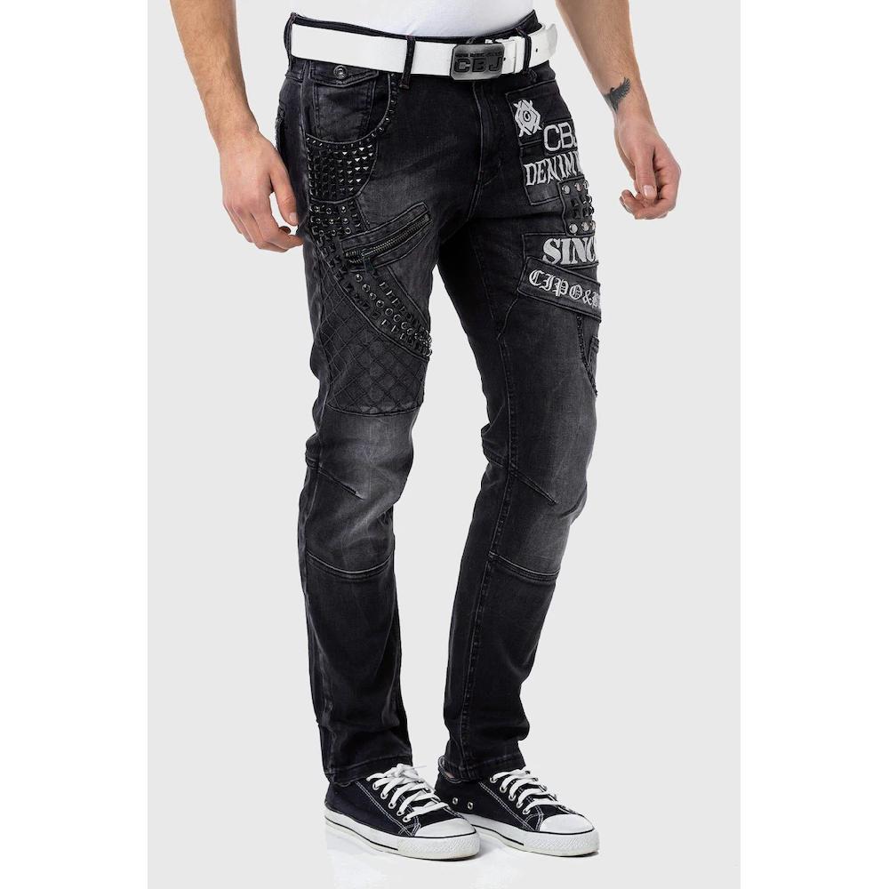 Cipo & Baxx 5-Pocket-Jeans »Jeans« Mit Zahlreichen Details