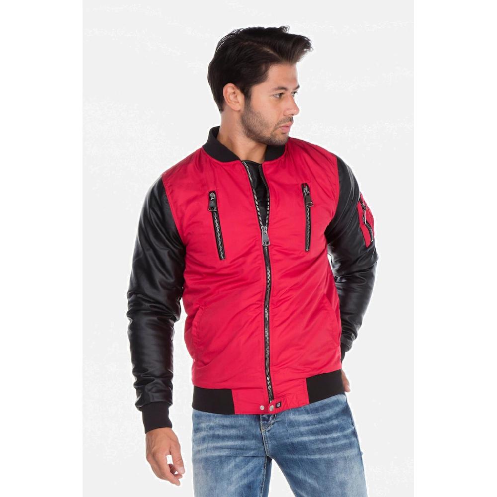 Cipo & Baxx Bikerjacke »Jacke« Ohne Kapuze In Slim-Fit CJ-175 ▷ Bestellen