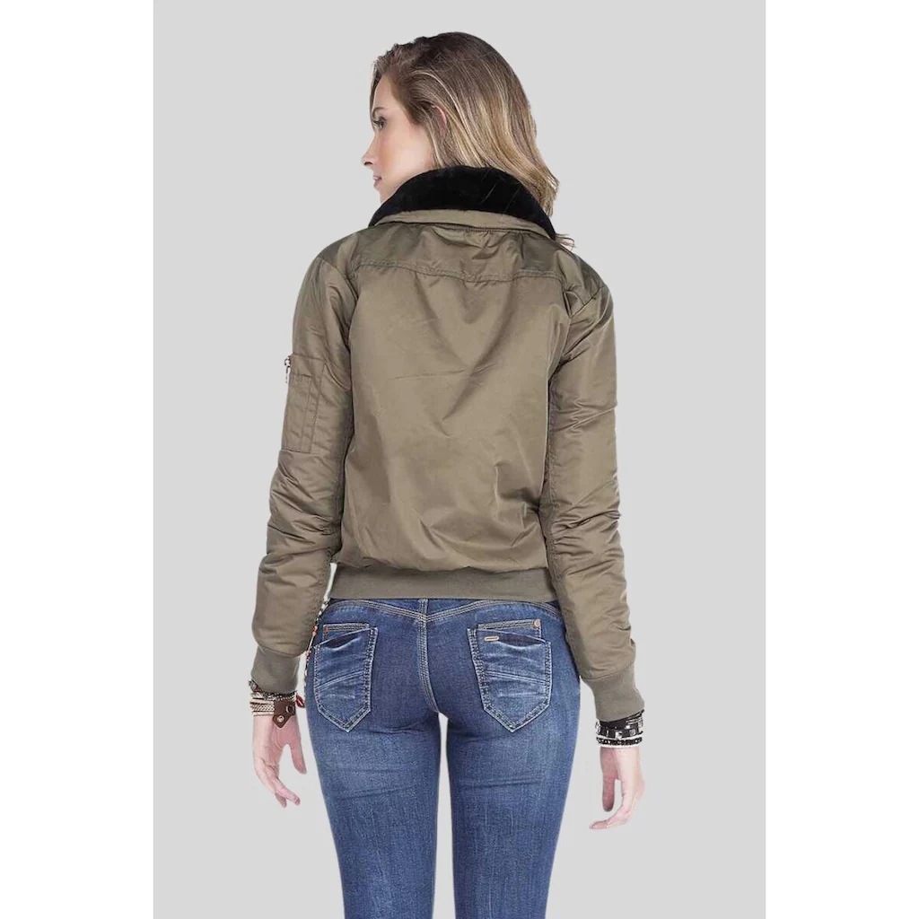 Cipo & Baxx Bomberjacke »Jacke« Ohne Kapuze