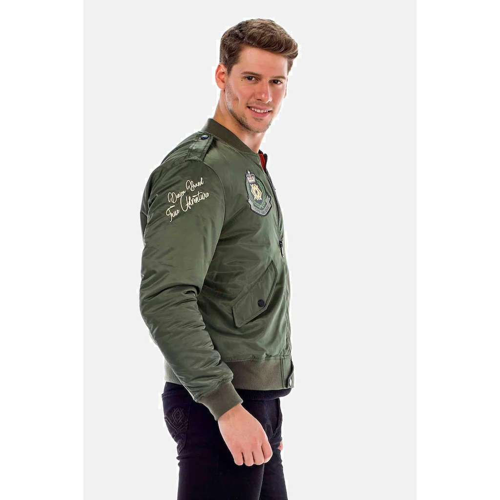 Cipo & Baxx Bomberjacke »Jacke« Ohne Kapuze In Regular-Fit CM-133 ▷ Bestellen