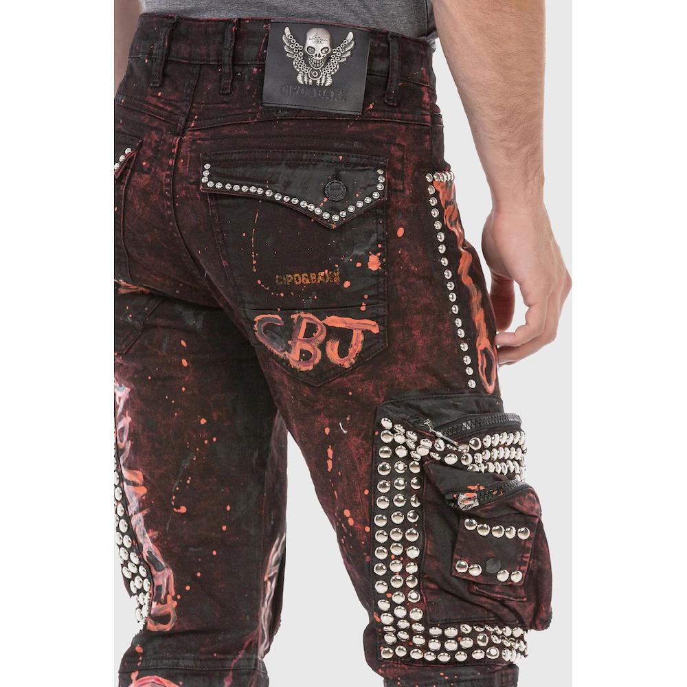 Cipo & Baxx Cargojeans »Jeans« Mit Cargo-Taschen