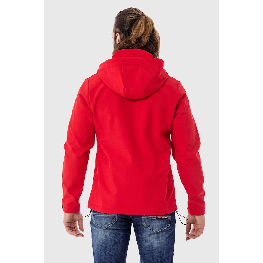 Cipo & Baxx Funktionsjacke »Jacke« Mit Kapuze Im Unifarbenen Look