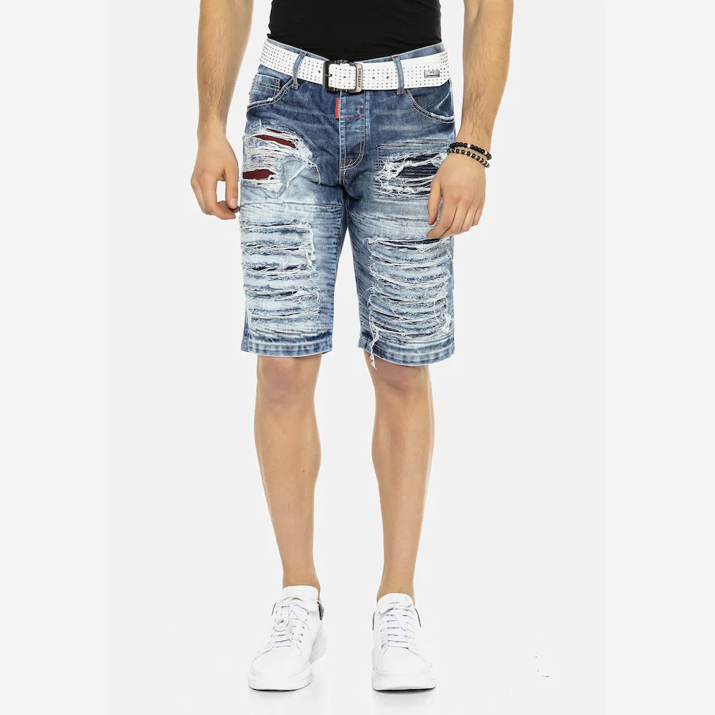 Cipo & Baxx Jeansbermudas »Bermuda & Short« Mit Reißverschluss CK219 ▷ Kaufen