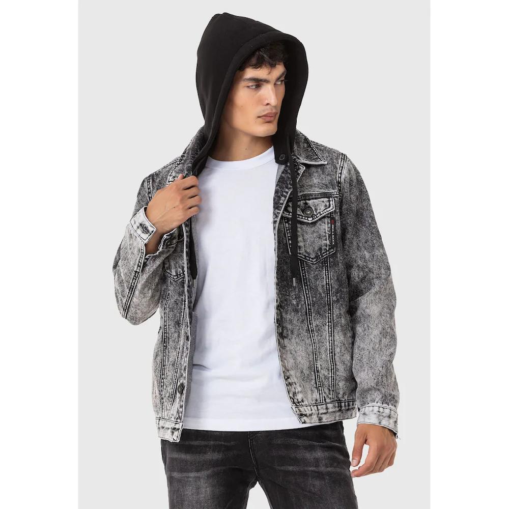 Cipo & Baxx Jeansjacke »Jacke« Mit Kapuze