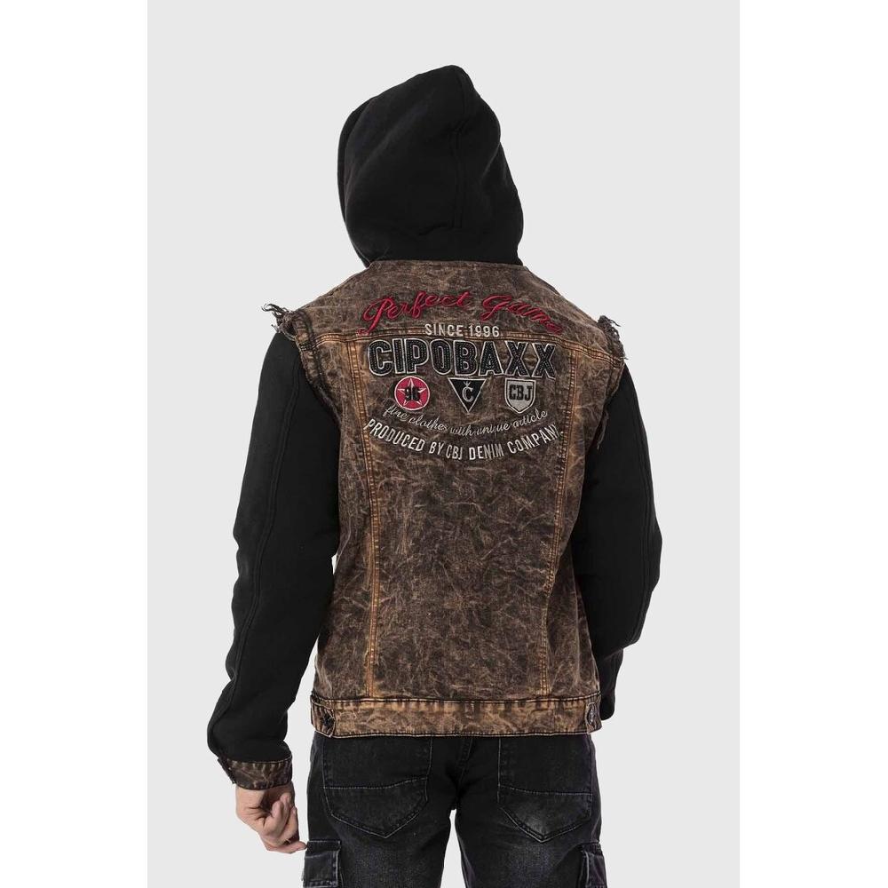 Cipo & Baxx Jeansjacke »Jacke« Ohne Kapuze Im Trendigen Design