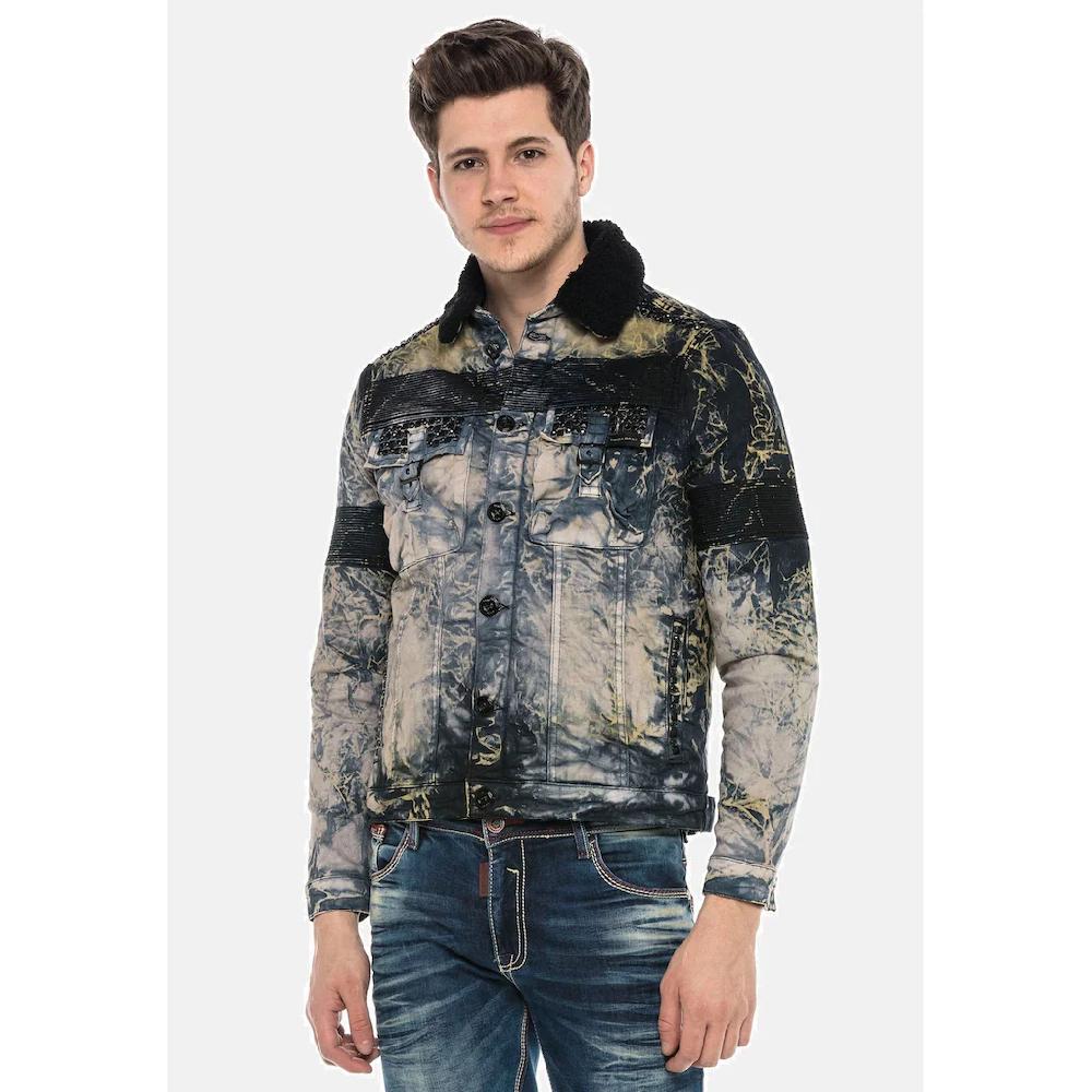 Cipo & Baxx Jeansjacke »Jacke« ohne Kapuze mit Hemdkragen CJ245 ▷ kaufen