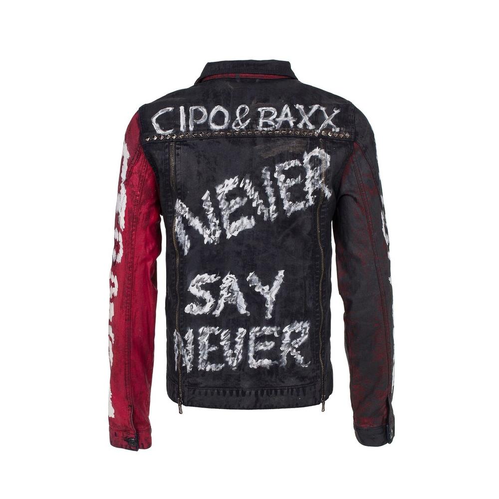 Cipo & Baxx Jeansjacke »Jacke« Ohne Kapuze Mit Knopfleiste CJ248 ▷ Für