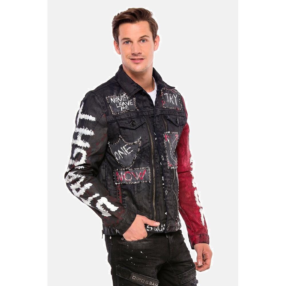 Cipo & Baxx Jeansjacke »Jacke« ohne Kapuze mit Knopfleiste CJ248 ▷ für