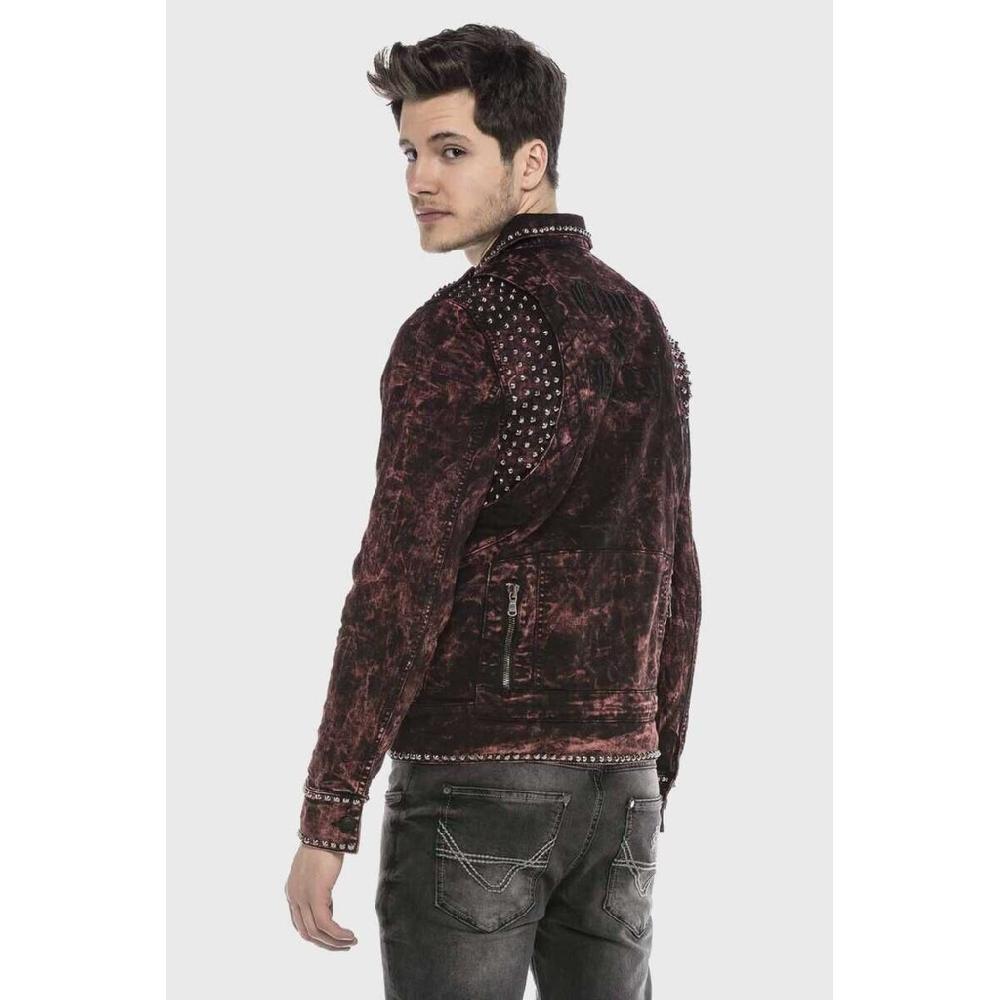 Cipo & Baxx Jeansjacke »Jacke« Ohne Kapuze Mit Modischen Details