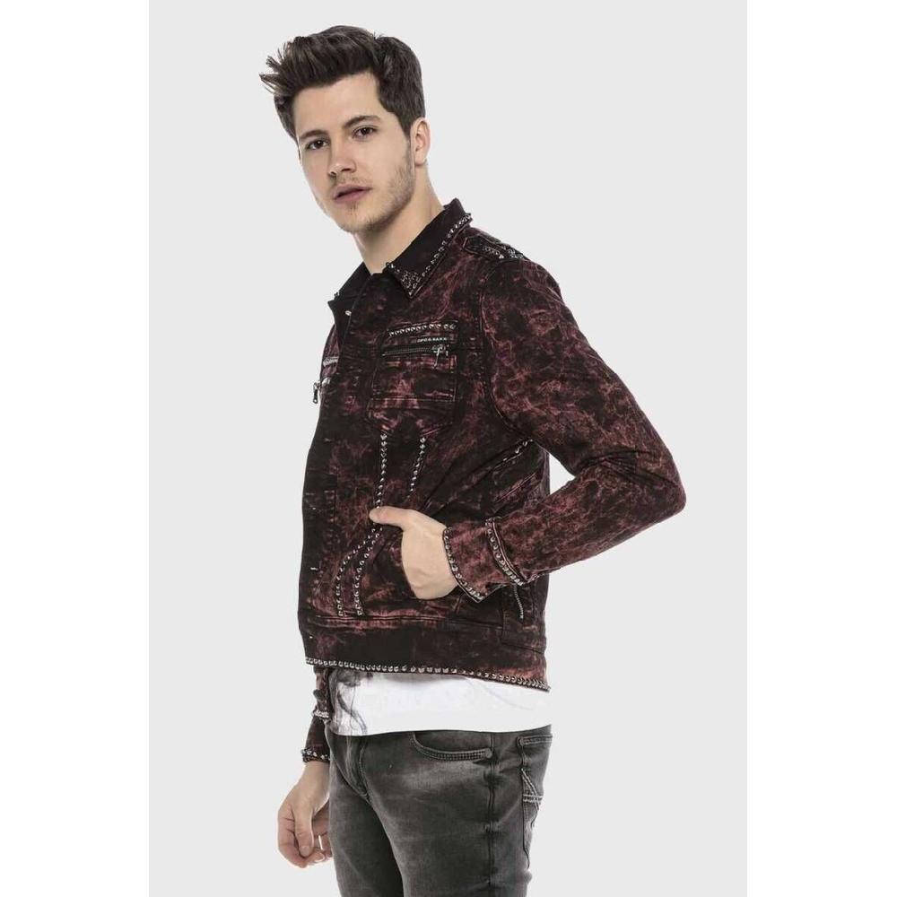 Cipo & Baxx Jeansjacke »Jacke« Ohne Kapuze Mit Modischen Details