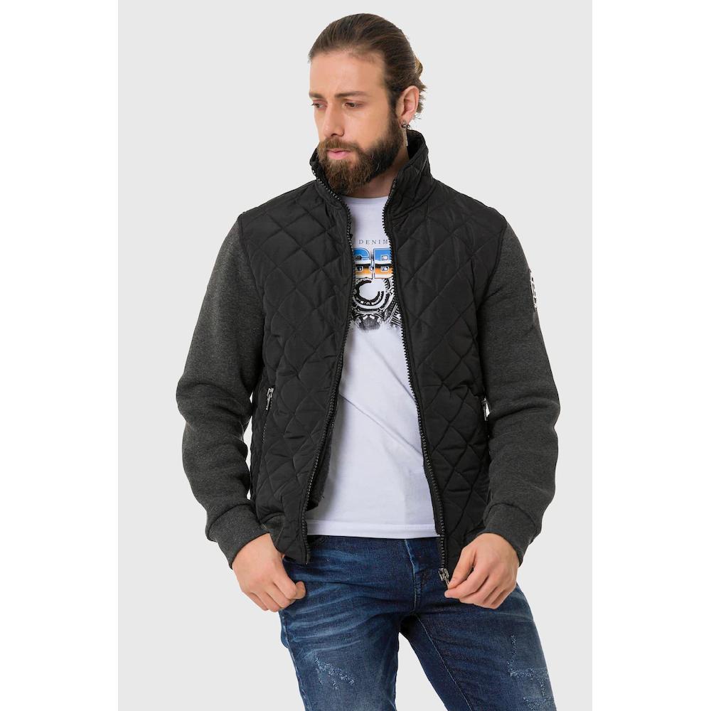 Cipo & Baxx Outdoorjacke »Jacke« ohne Kapuze mit Sweatärmeln