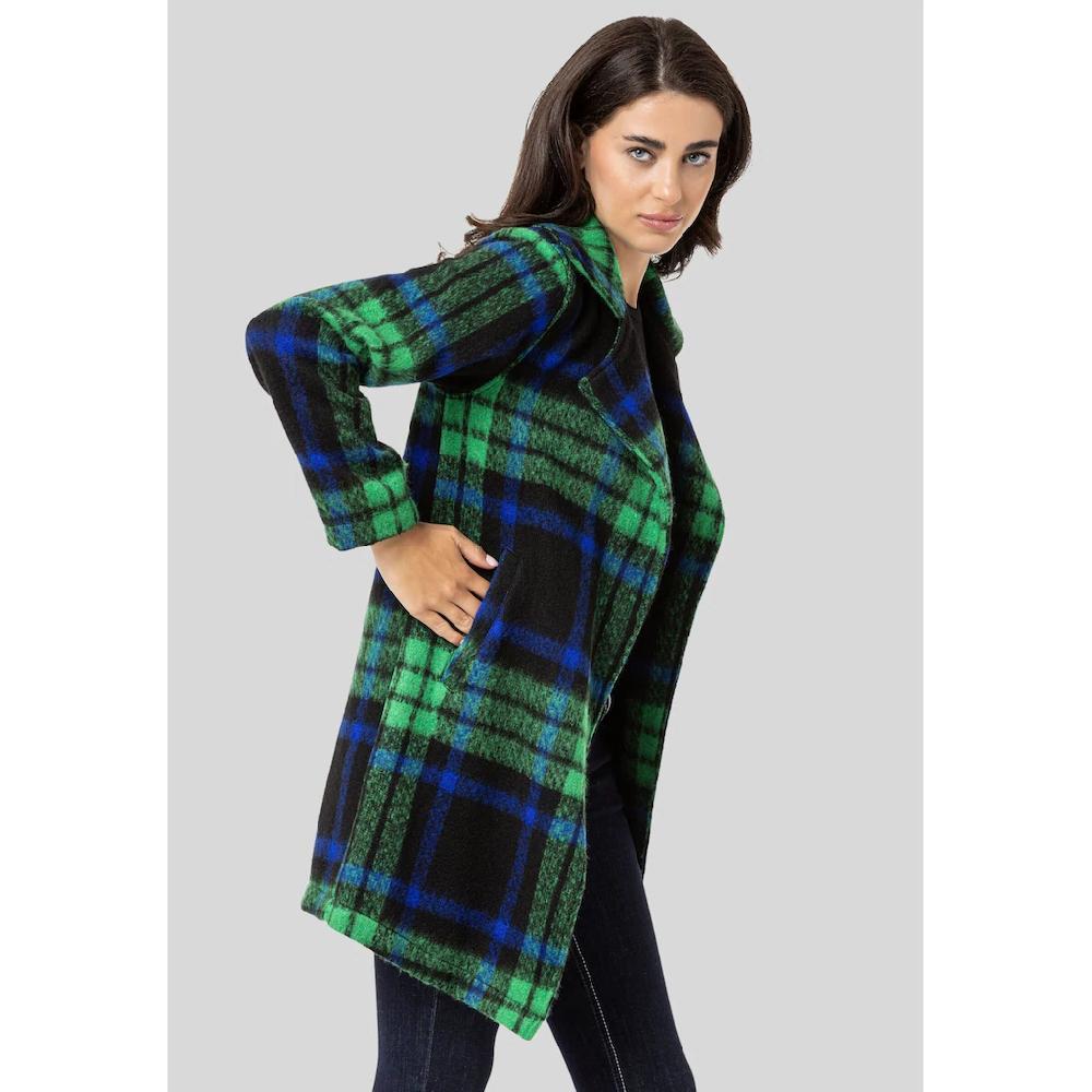 Cipo & Baxx Outdoorjacke »Jacken« Ohne Kapuze Im Schicken Karo-Design