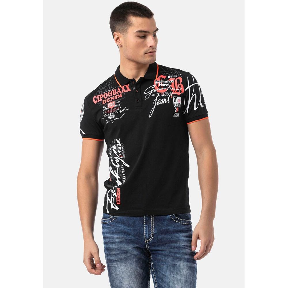 Cipo & Baxx Poloshirt Mit Markantem Print ▷ Bestellen