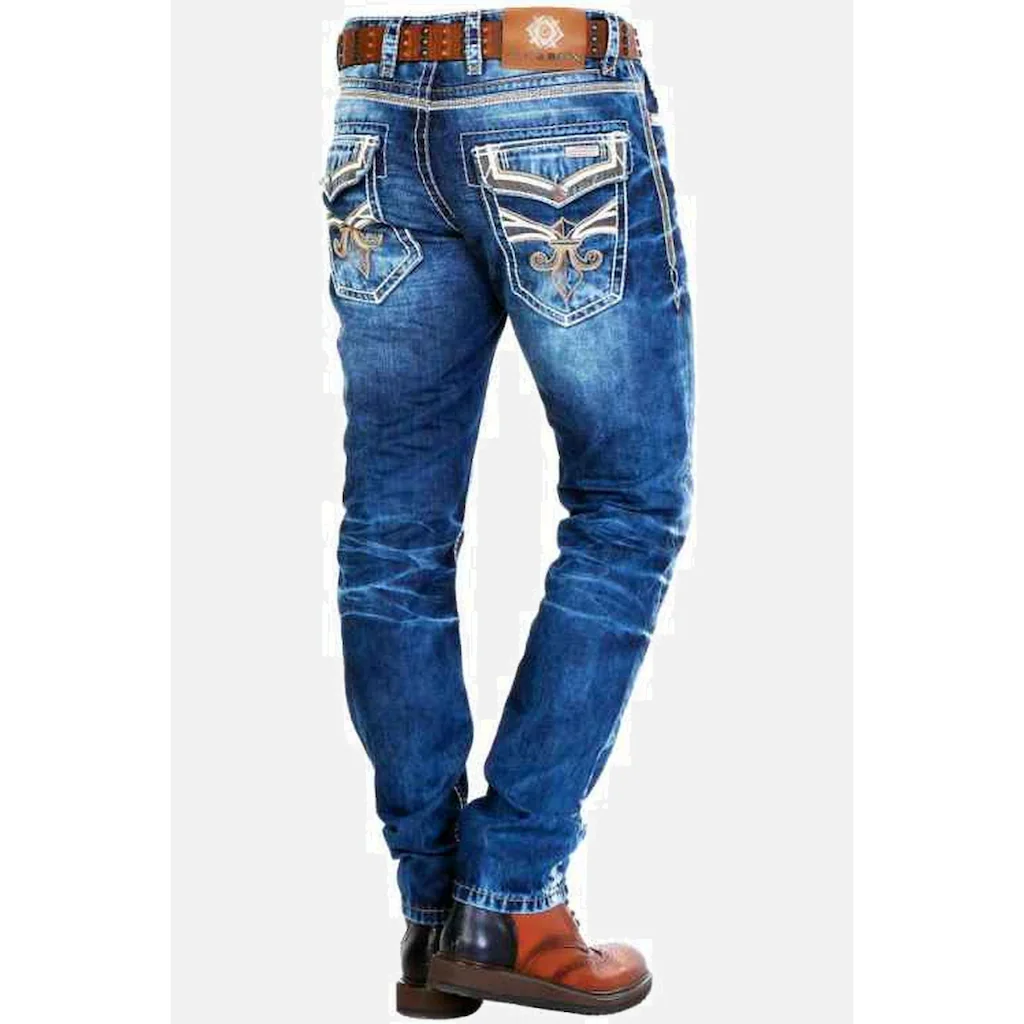 Cipo & Baxx Regular-fit-Jeans »Jeans« In Straight Fit CD-287 ▷ Bestellen