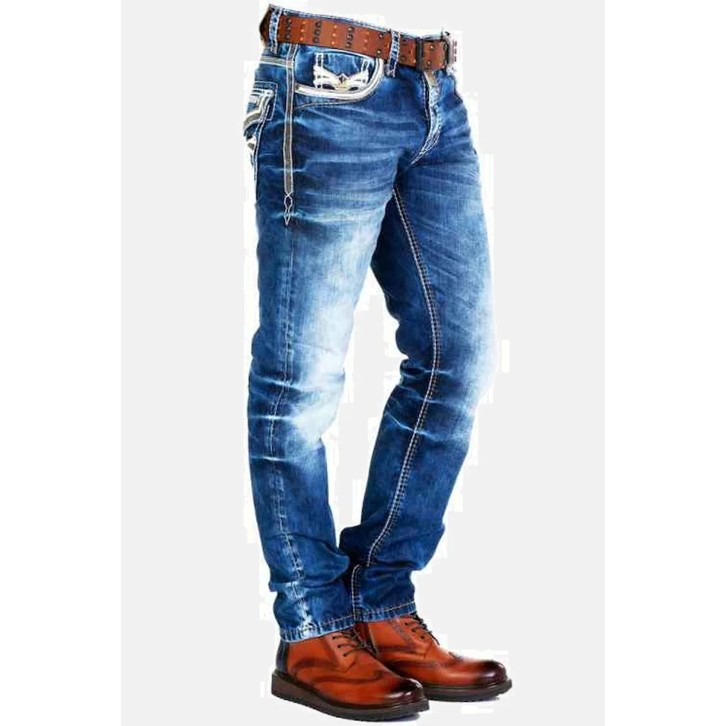 Cipo & Baxx Regular-fit-Jeans »Jeans« In Straight Fit CD-287 ▷ Bestellen
