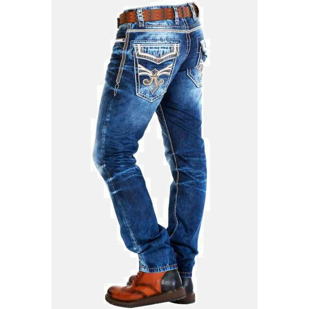Cipo & Baxx Regular-fit-Jeans »Jeans« In Straight Fit CD-287 ▷ Bestellen