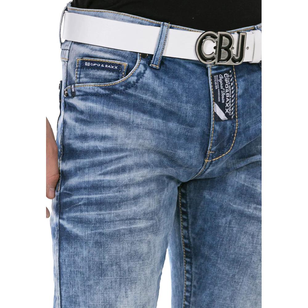 Cipo & Baxx Regular-fit-Jeans Mit Markanter Waschung ▷ Bestellen
