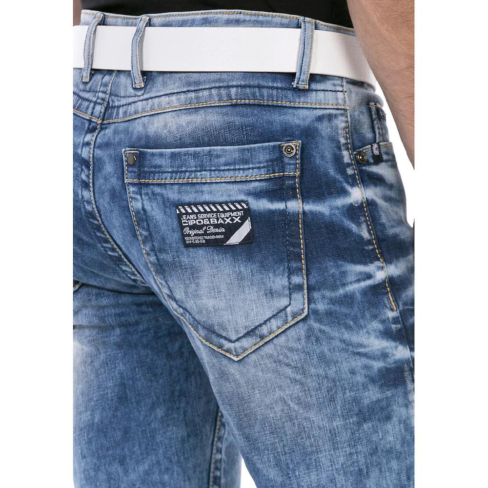 Cipo & Baxx Regular-fit-Jeans Mit Markanter Waschung ▷ Bestellen