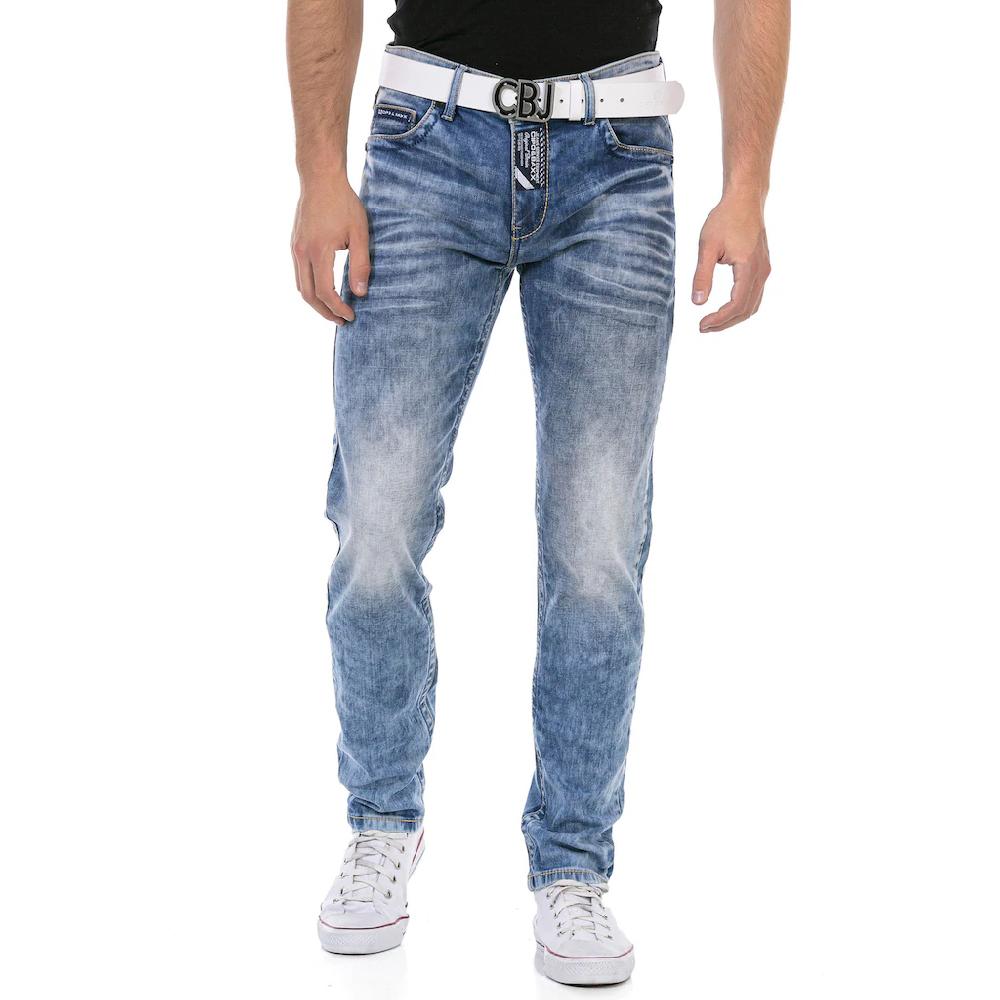 Cipo & Baxx Regular-fit-Jeans mit markanter Waschung ▷ bestellen
