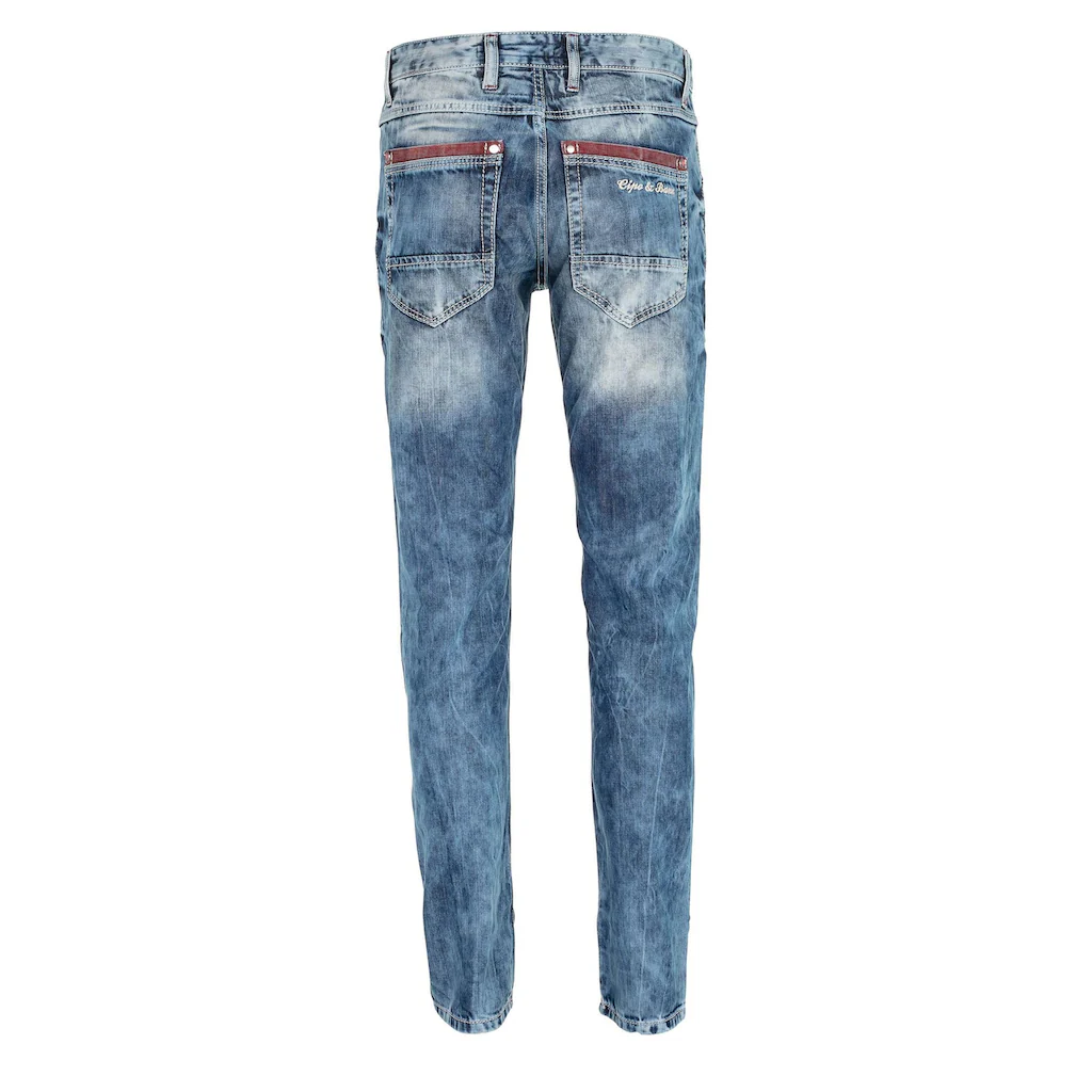Cipo & Baxx Röhrenjeans »Jeans« Im Used-Look CD-520 ▷ Bestellen