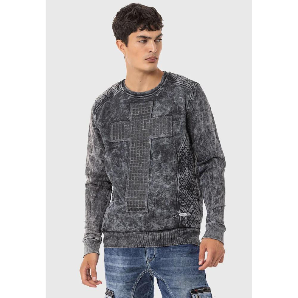 Cipo & Baxx Rundhalspullover »Pullover«