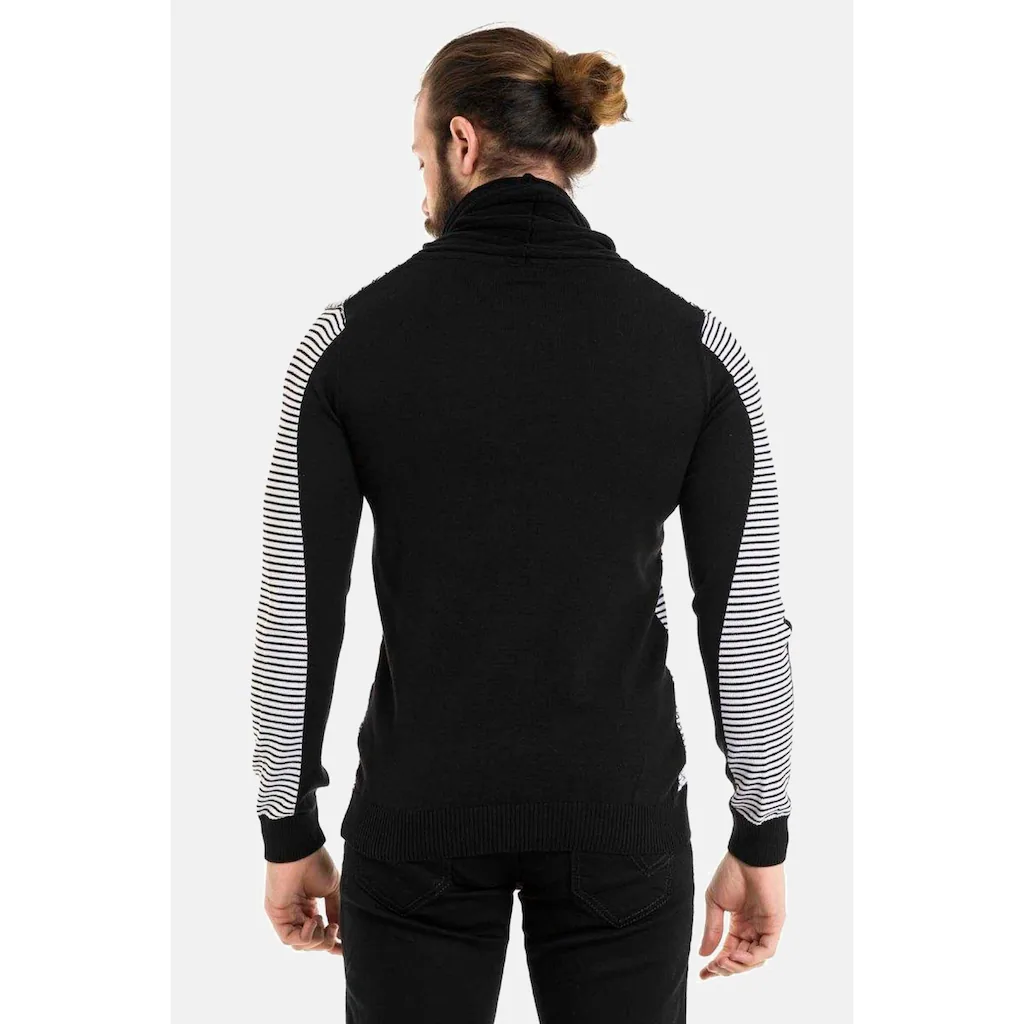 Cipo & Baxx Rundhalspullover »Pullover« Im Modernen Look CP264 ▷ Kaufen