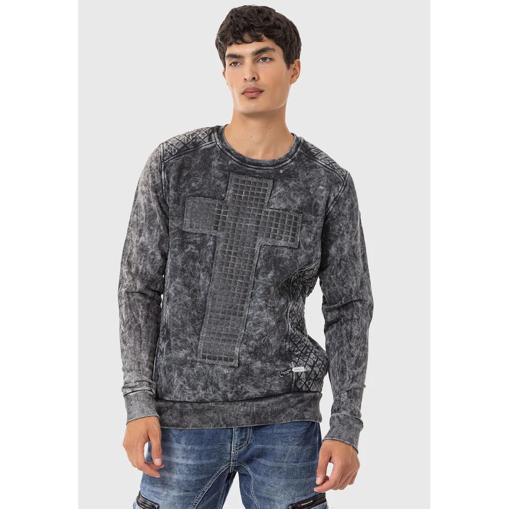 Cipo & Baxx Rundhalspullover »Pullover«