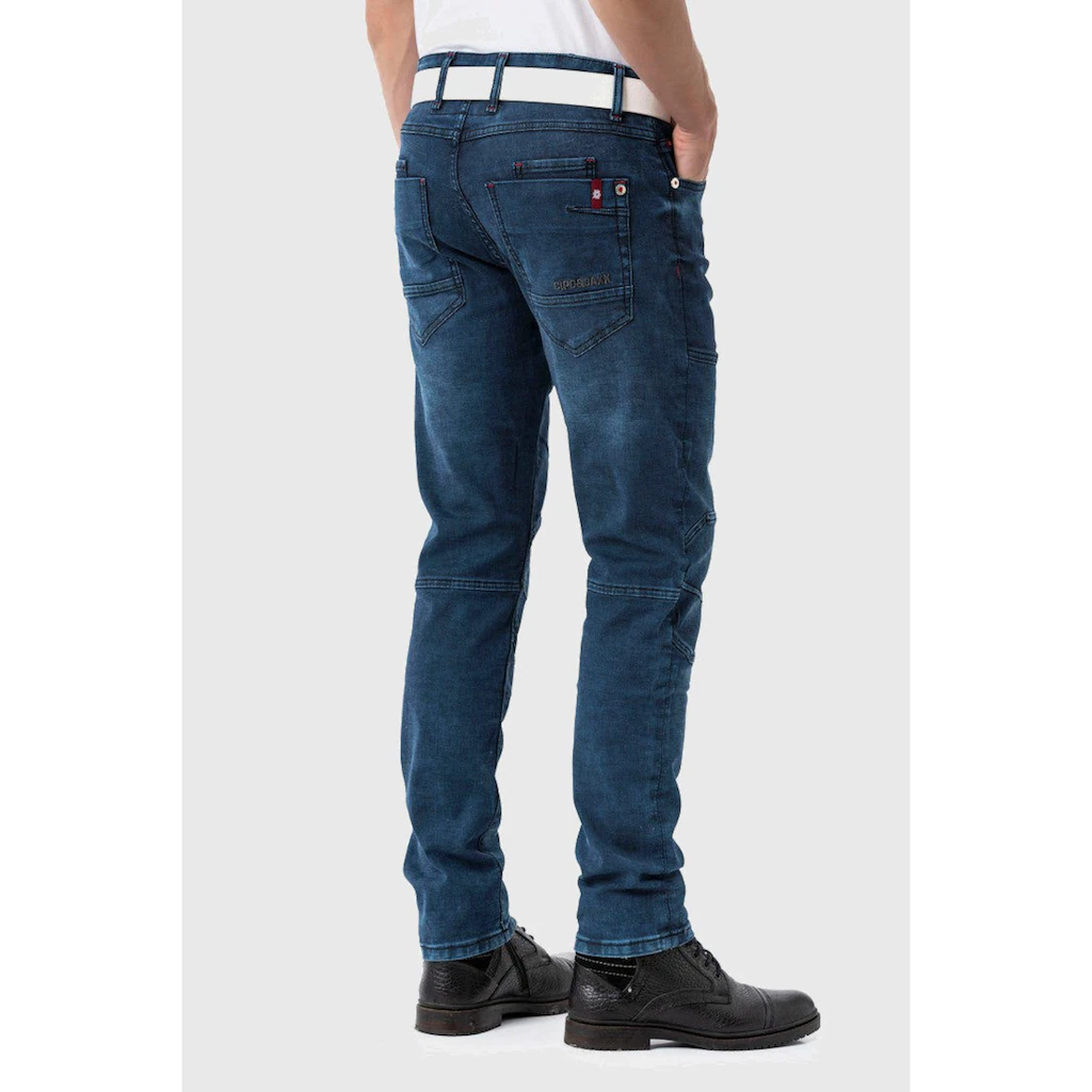 Cipo & Baxx Slim-fit-Jeans »Jeans« Im Washed Look