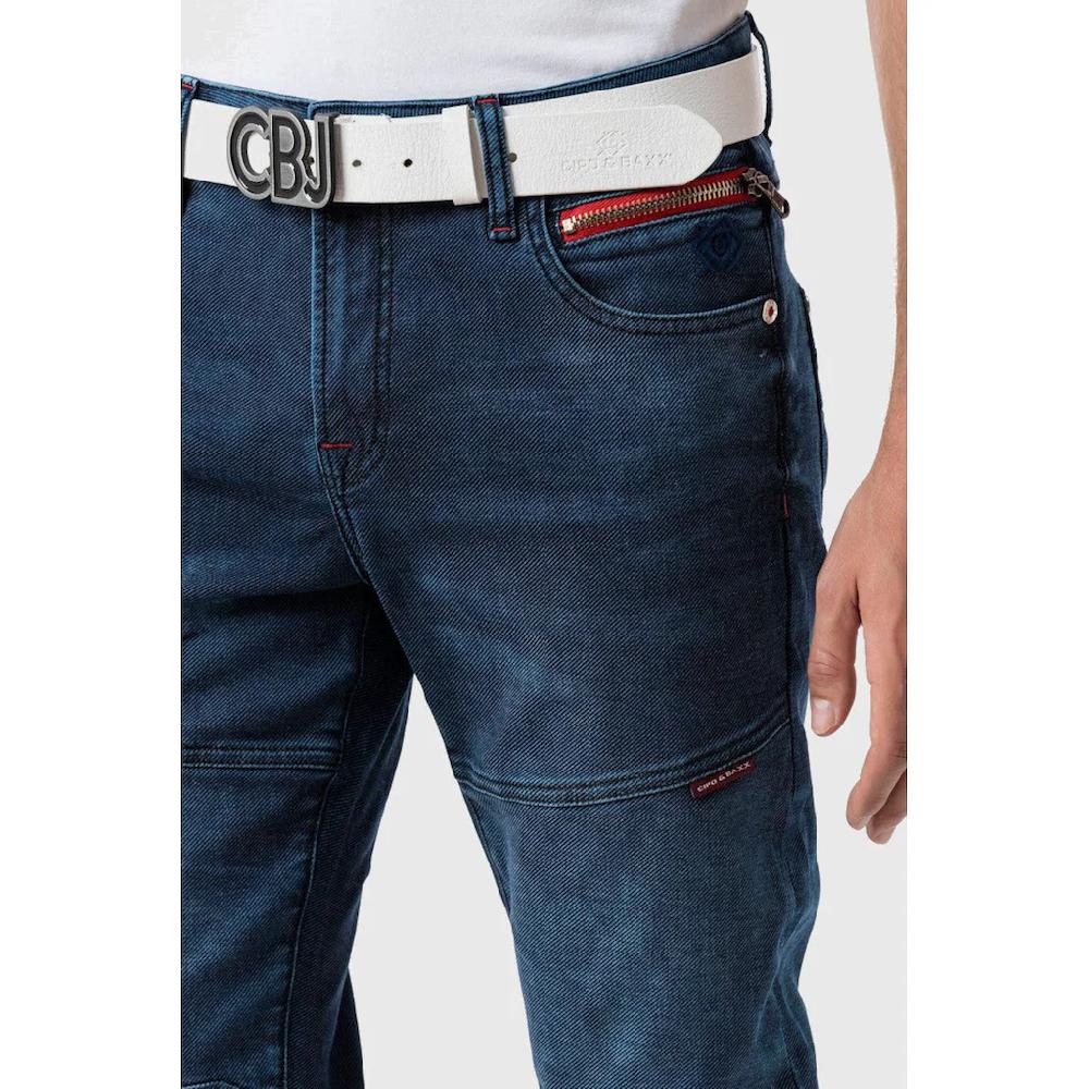 Cipo & Baxx Slim-fit-Jeans »Jeans« Im Washed Look