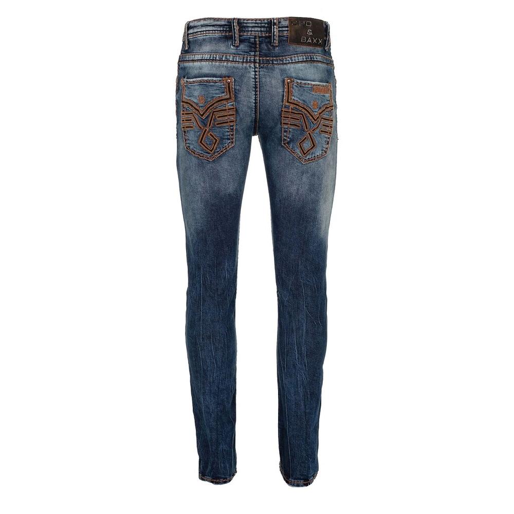 Cipo & Baxx Slim-fit-Jeans »Jeans« Mit Bestickten Gesäßtaschen CD-483 ▷ Bestellen