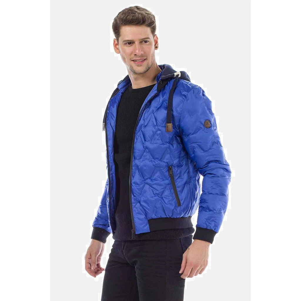 Cipo & Baxx Steppjacke »Jacke« mit Kapuze in Regular-Fit CM152 ▷ kaufen