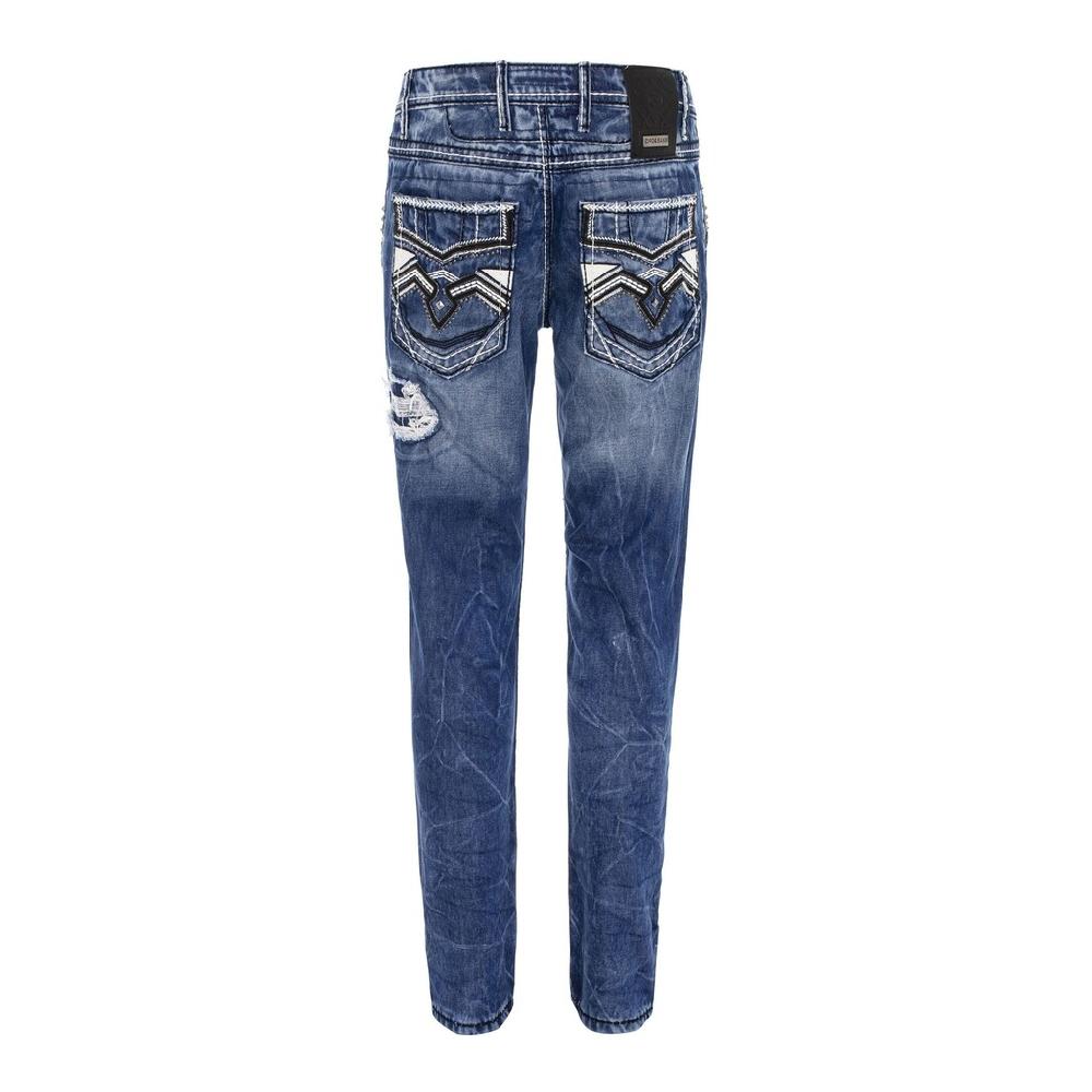 Cipo & Baxx Straight-Jeans »DENIM« Bequeme Jeans Im Angesagten Destroyed-Look CD644 ▷ Für