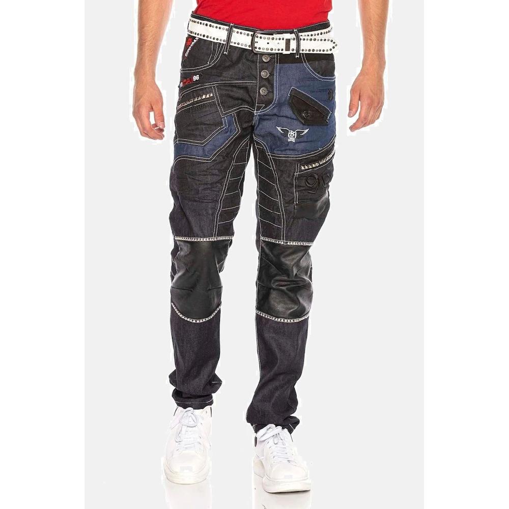 Cipo & Baxx Straight-Jeans »DENIM« Straight Fit-Jeans im stylischen Design CD639 ▷ kaufen