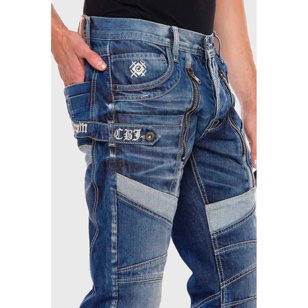 Cipo & Baxx Straight-Jeans »JEANS« In Straight-Fit