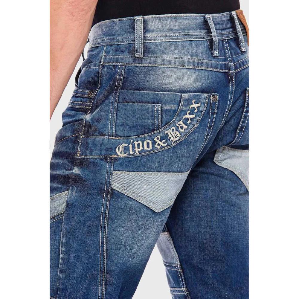Cipo & Baxx Straight-Jeans »JEANS« In Straight-Fit