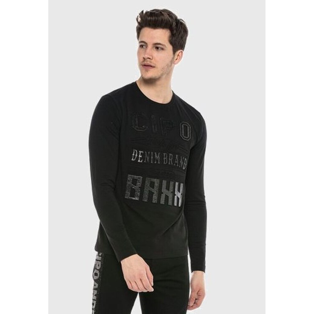 Cipo & Baxx T-Shirt »Sweatshirts« Mit Coolem Print