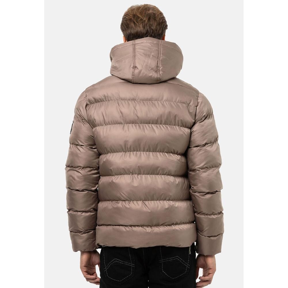 Cipo & Baxx Winterjacke »Jacke« Mit Kapuze Im Steppdesign