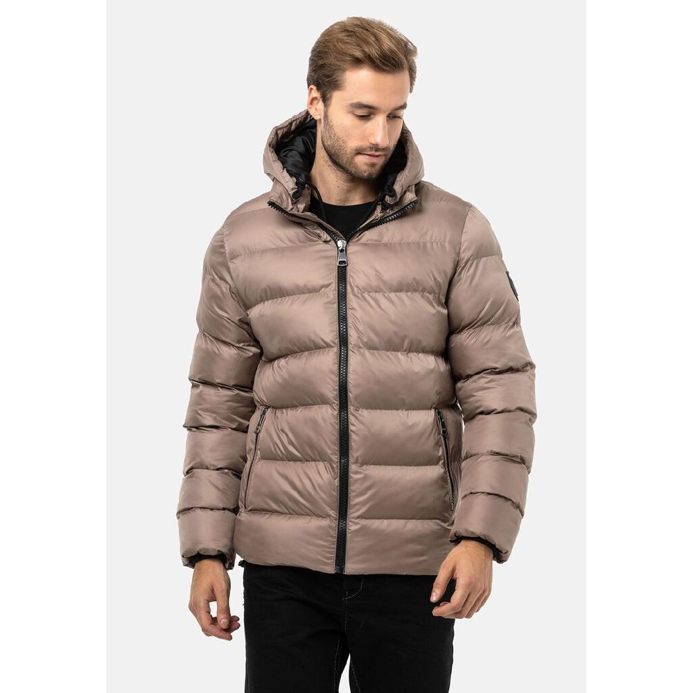 Cipo & Baxx Winterjacke »Jacke« mit Kapuze im Steppdesign