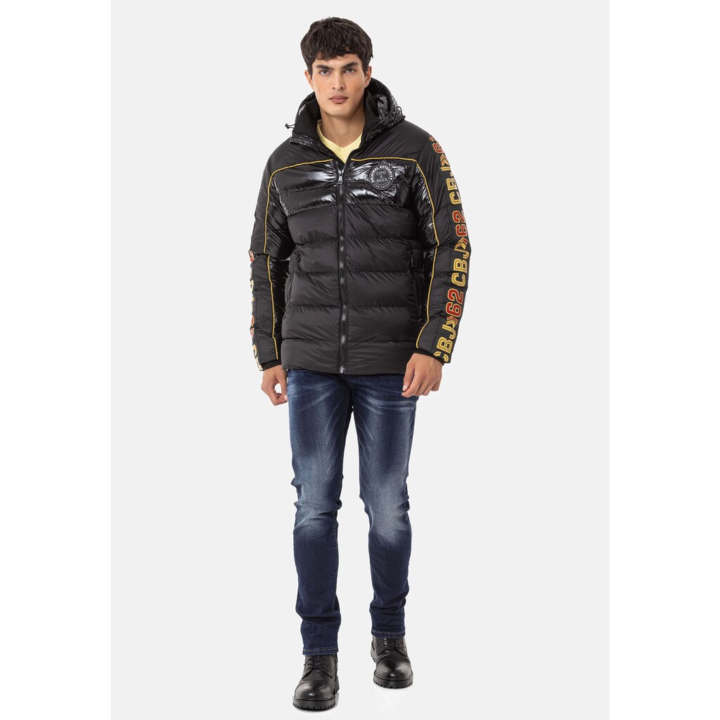 Cipo & Baxx Winterjacke »Jacke« Mit Kapuze Mit Kapuze ▷ Bestellen
