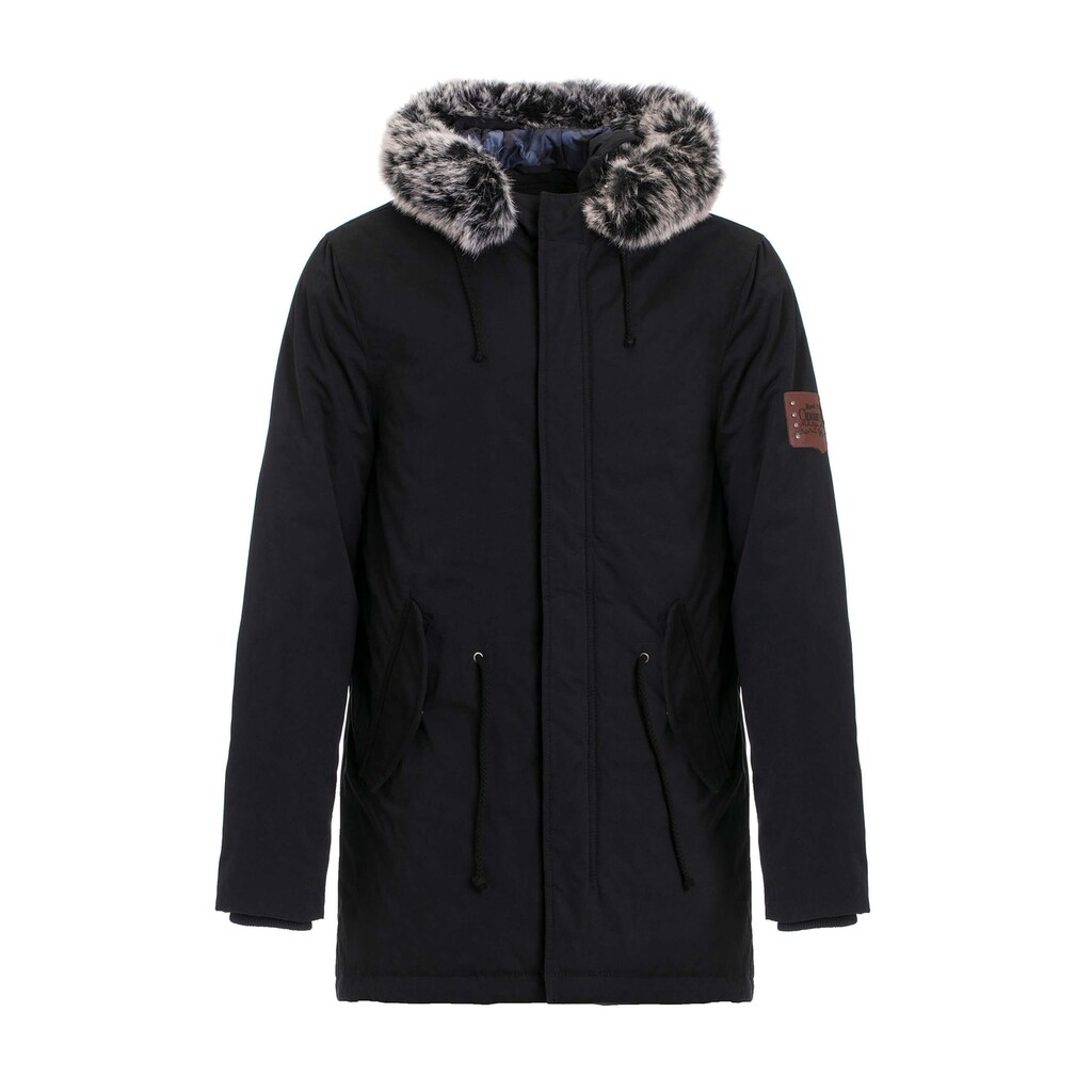 Cipo & Baxx Winterjacke »Jacke« Mit Kapuze Mit Kordelzug Zur Taillierung CM150 ▷ Bestellen