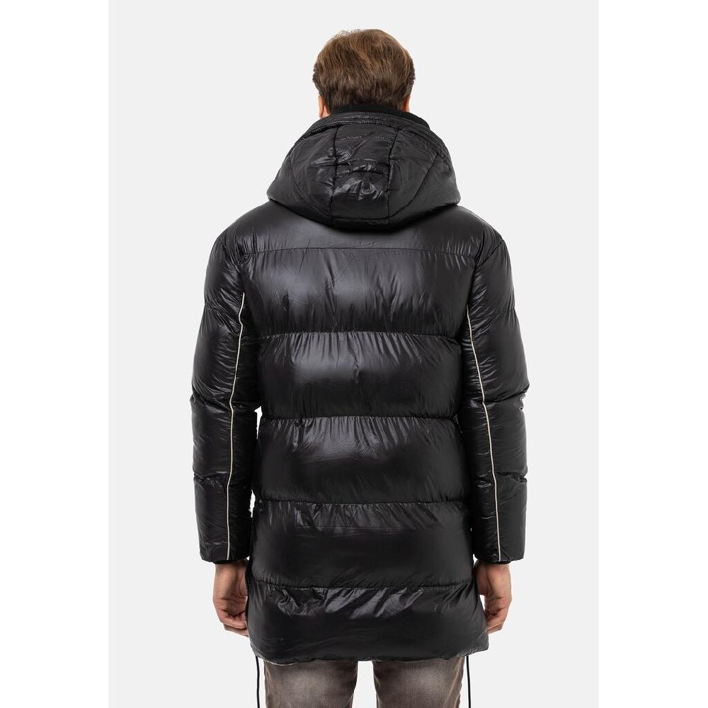 Cipo & Baxx Winterjacke »Jacke« Mit Kapuze Mit Seitlichen Schlitzen