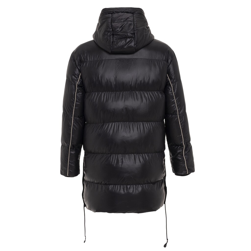 Cipo & Baxx Winterjacke »Jacke« Mit Kapuze Mit Seitlichen Schlitzen