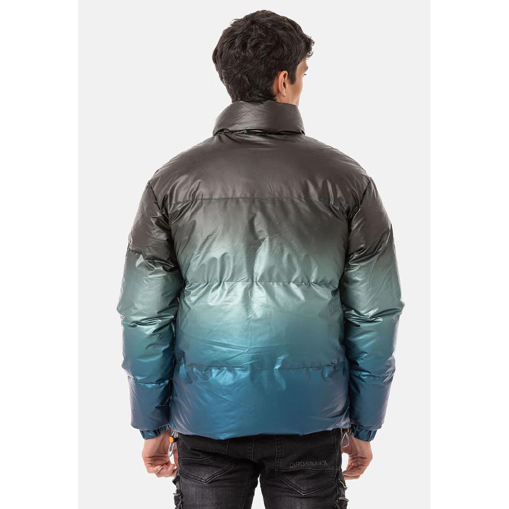 Cipo & Baxx Winterjacke »Jacke« Ohne Kapuze Mit Farbverlauf-Muster