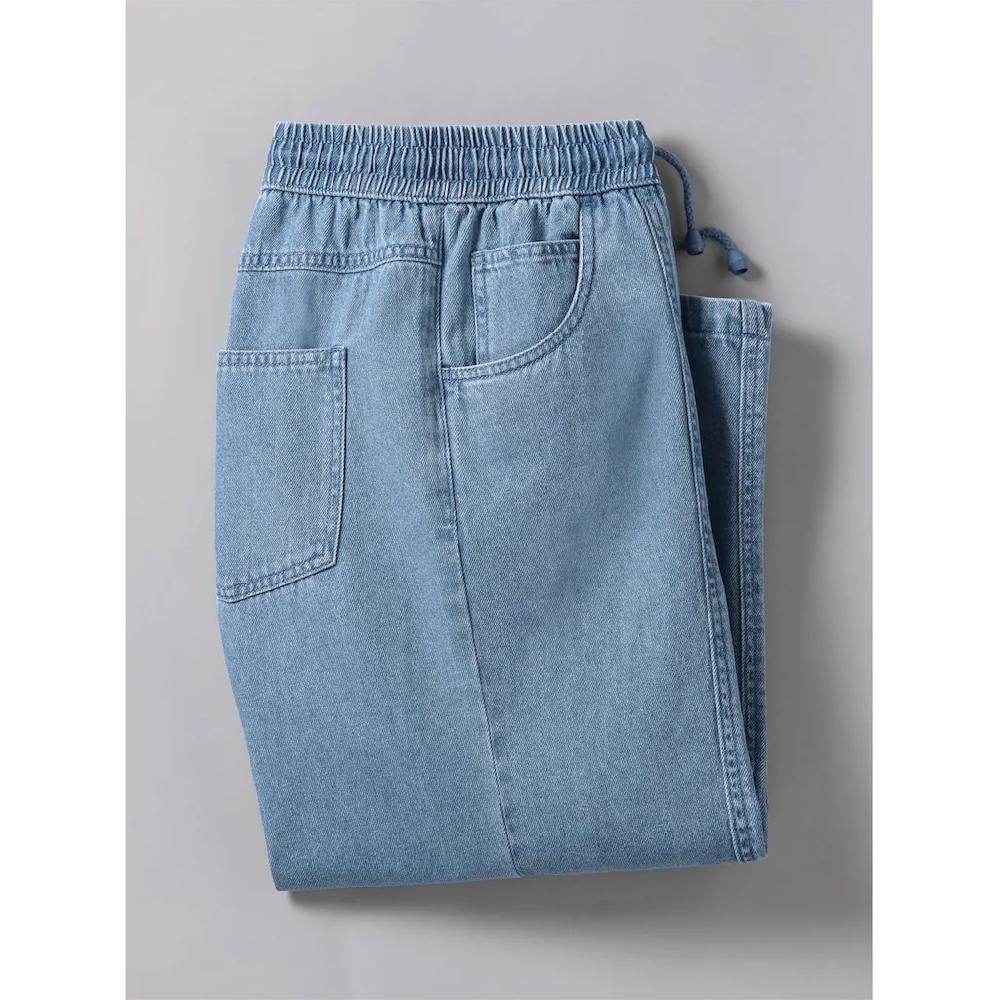 Classic 3/4-Hose mit Gummizug mit Kordelschnürung im Bund
