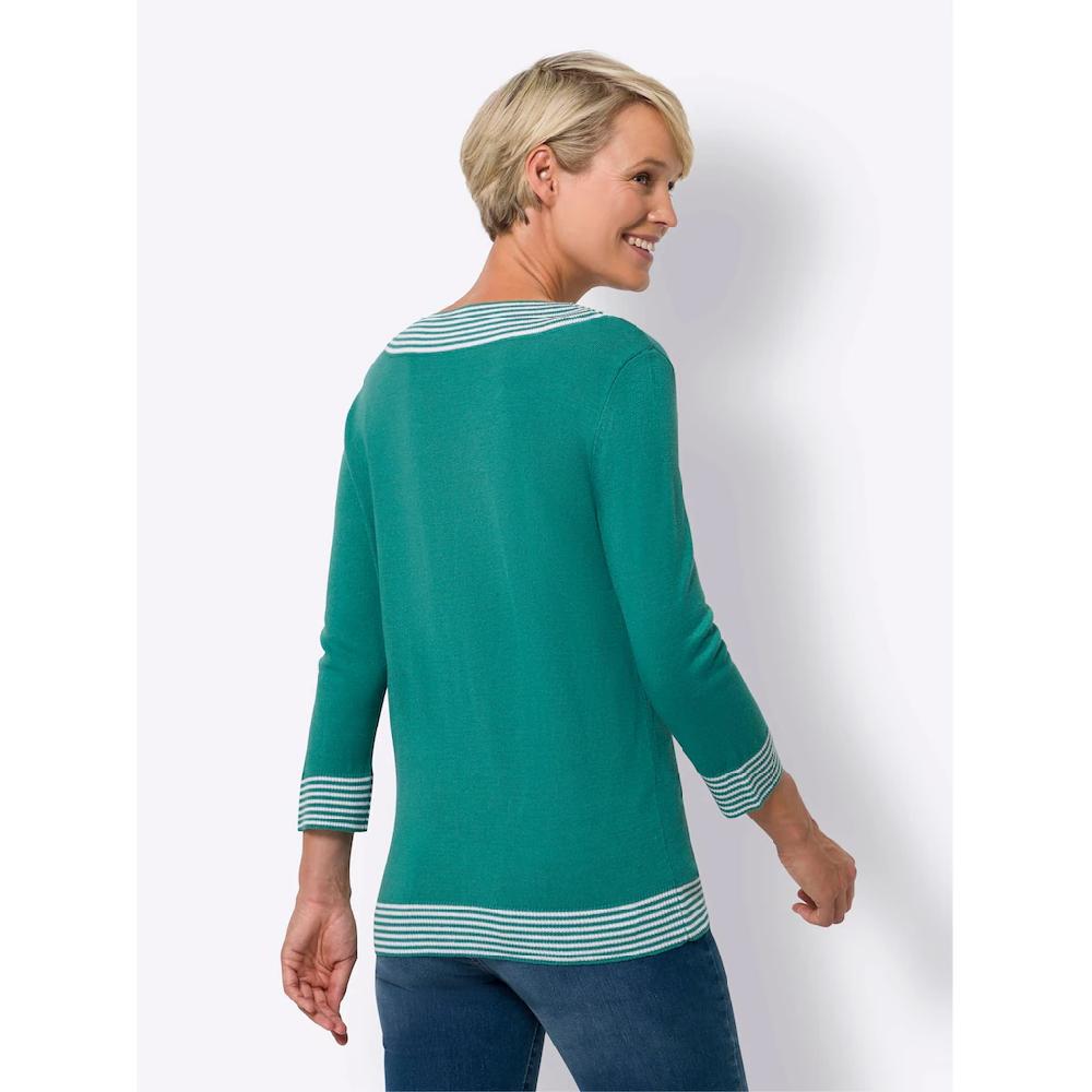 Classic Basics 3/4 Arm-Pullover »V-Pullover«