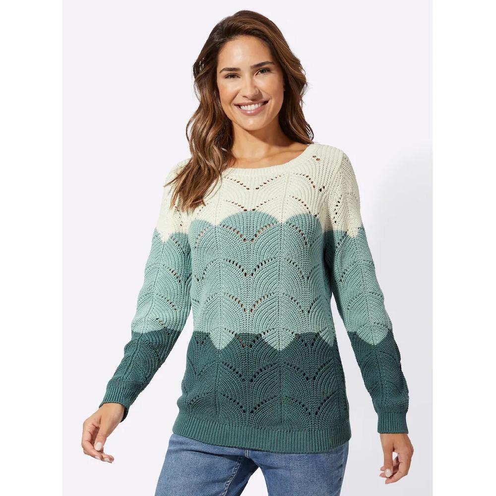 Classic Basics Ajourpullover »Rundhals-Pullover«